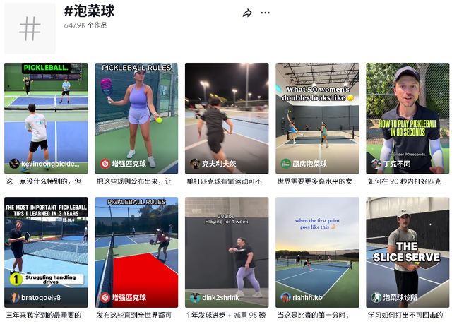 话题播放破十亿中国卖家悄悄赚翻点燃全球的“匹克球热”！TK(图7)